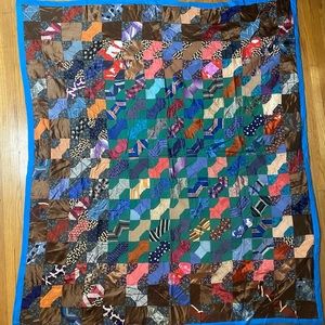 Vintage Hamade Quilt Bow Tie Design with Neck Ties - Very Unique and Colorful
